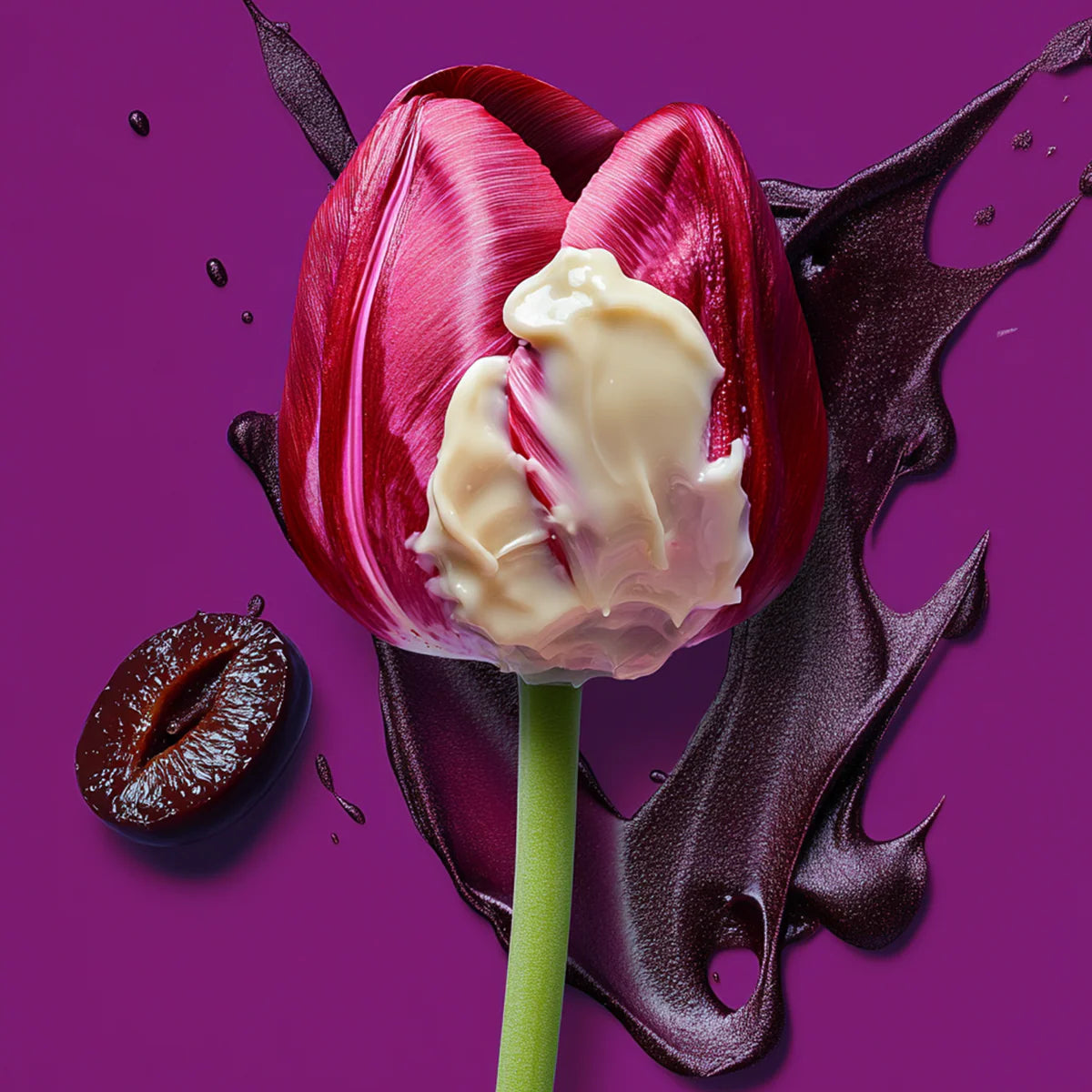 Black Tulip Vegan Candle 650g