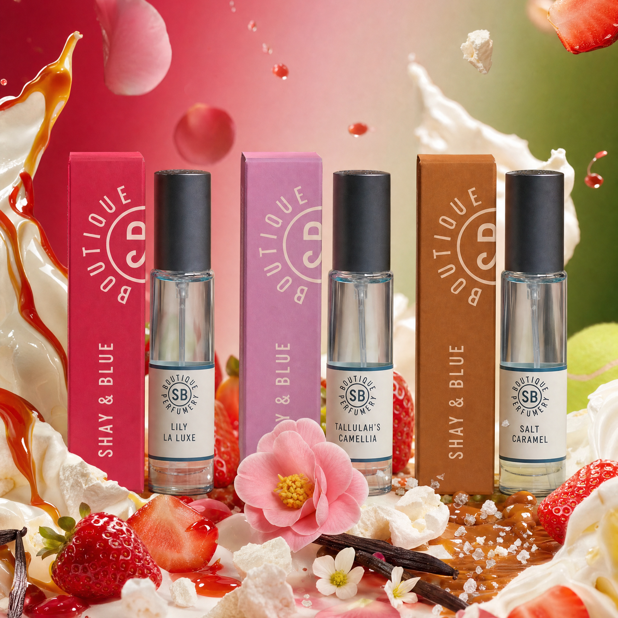 Strawberry & Cream Trio