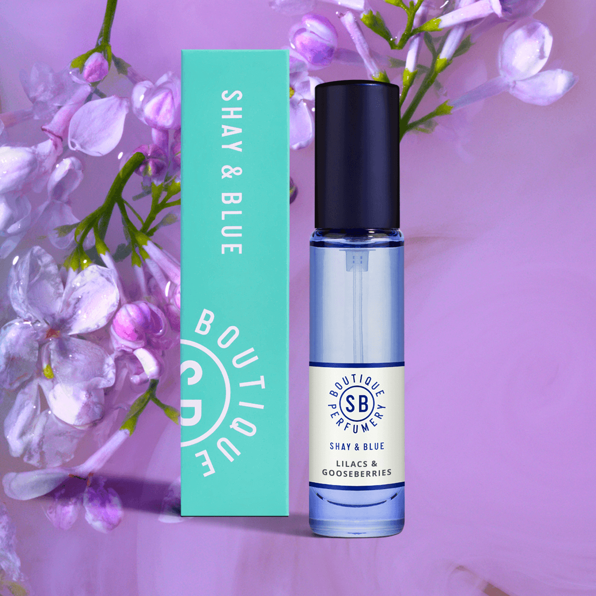 Lilacs & Gooseberries Fragrance 10ml | A twisted and addictive juicy floral. Obsessive Lilacs open to the thrill of dark demons. | Clean All Gender Fragrance | Shay & Blue