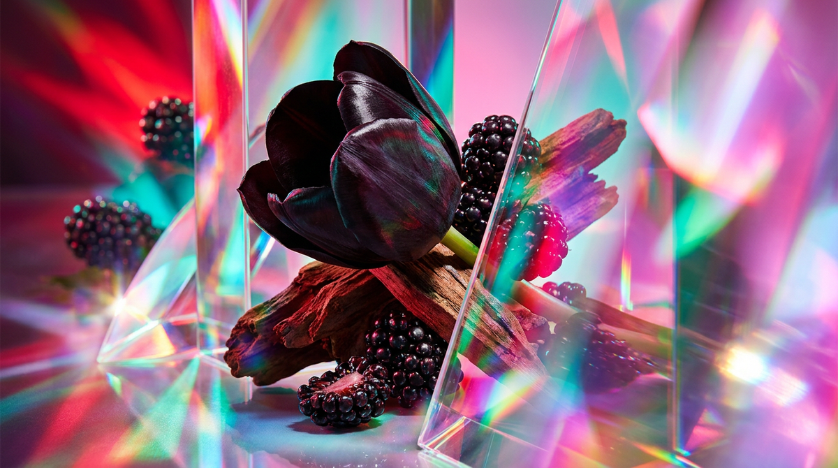 How to Layer Black Tulip And Blackberry Woods for a Mysterious Evening Scent