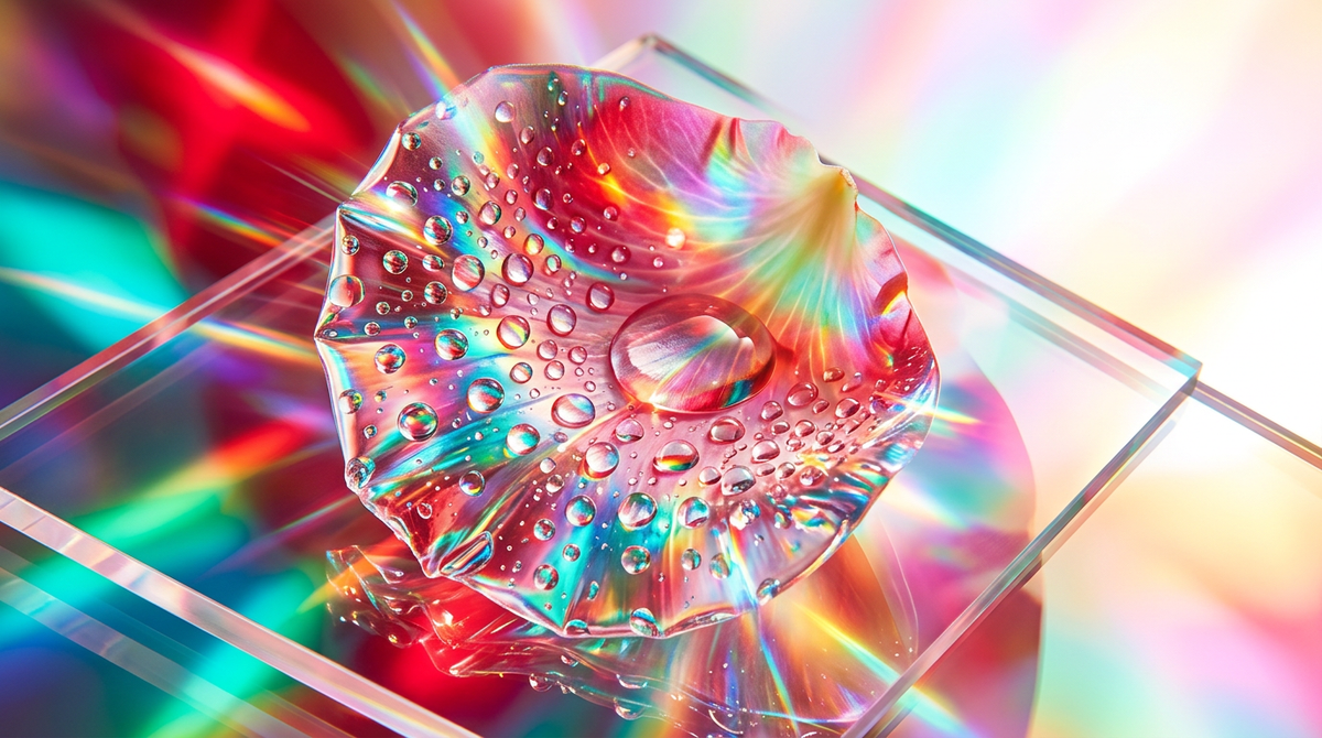What Is Rose Dew Opens Like Morning Light On Skin - Crystal-clear, Transparent, Pure?