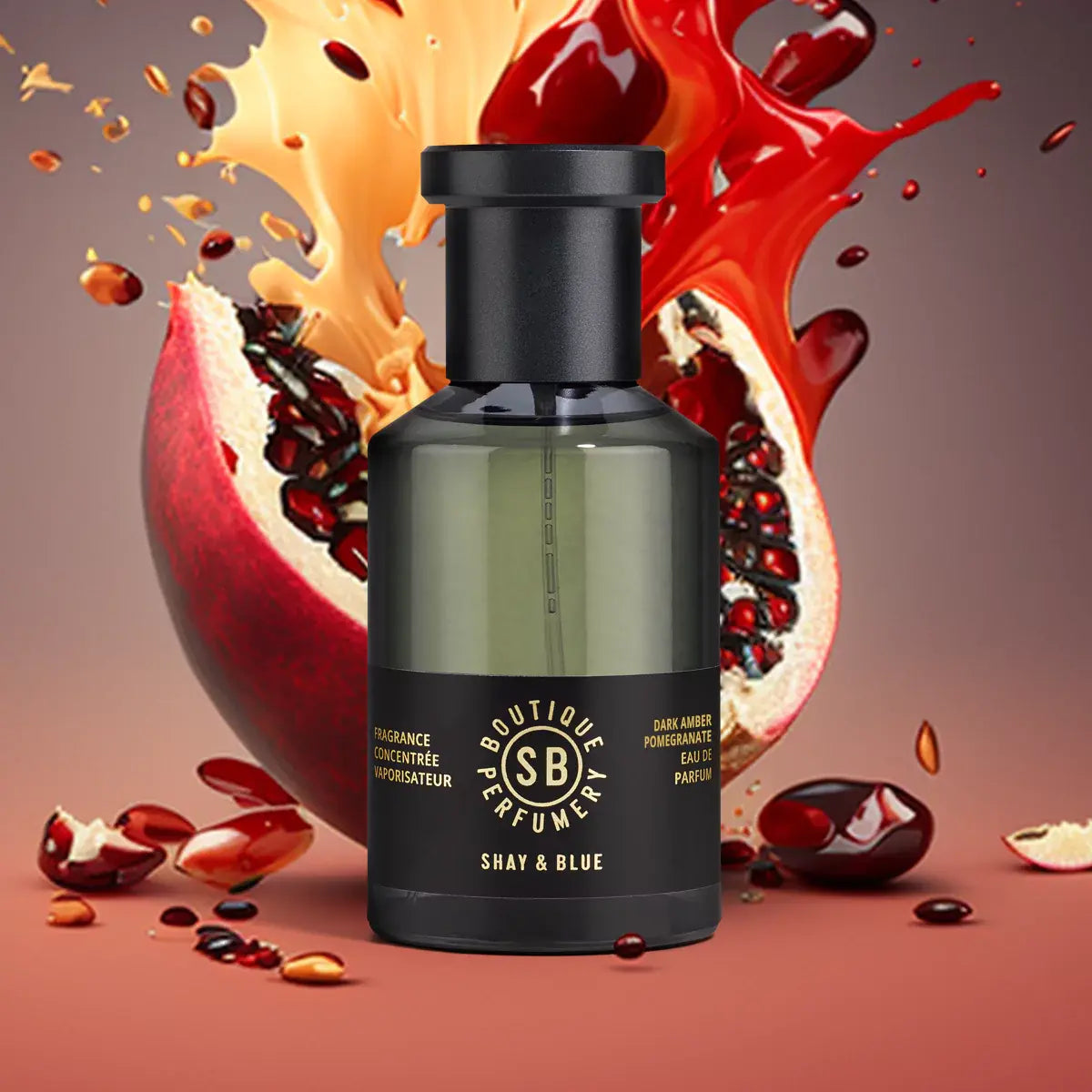 Limited Edition Dark Amber Pomegranate Fragrance Noir 100ml